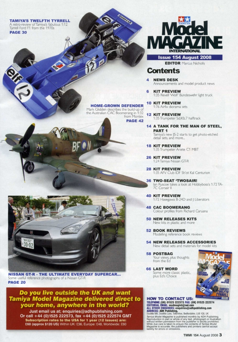 Tamiya Model Magazine 154 (2008-08)
